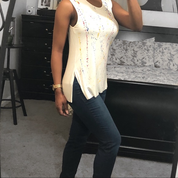 Paint Splattered Tee - Picture 3 of 5